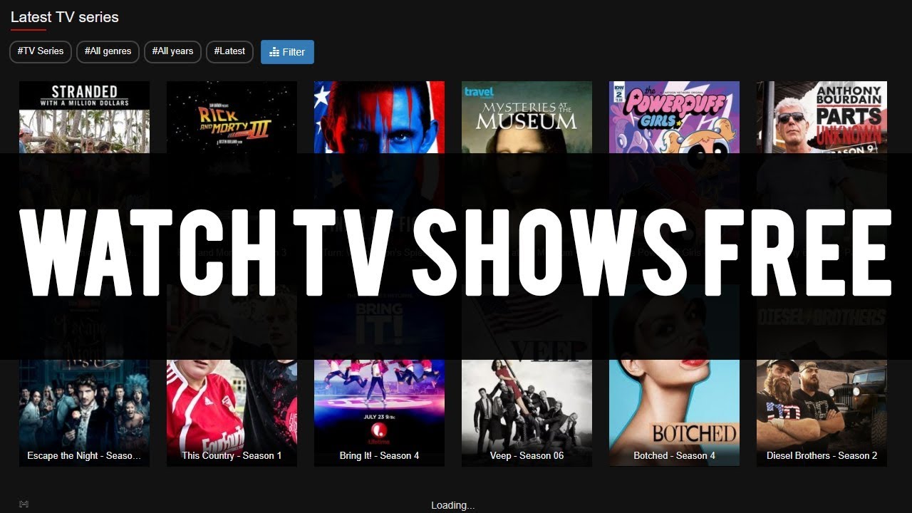 free websites to watch shows