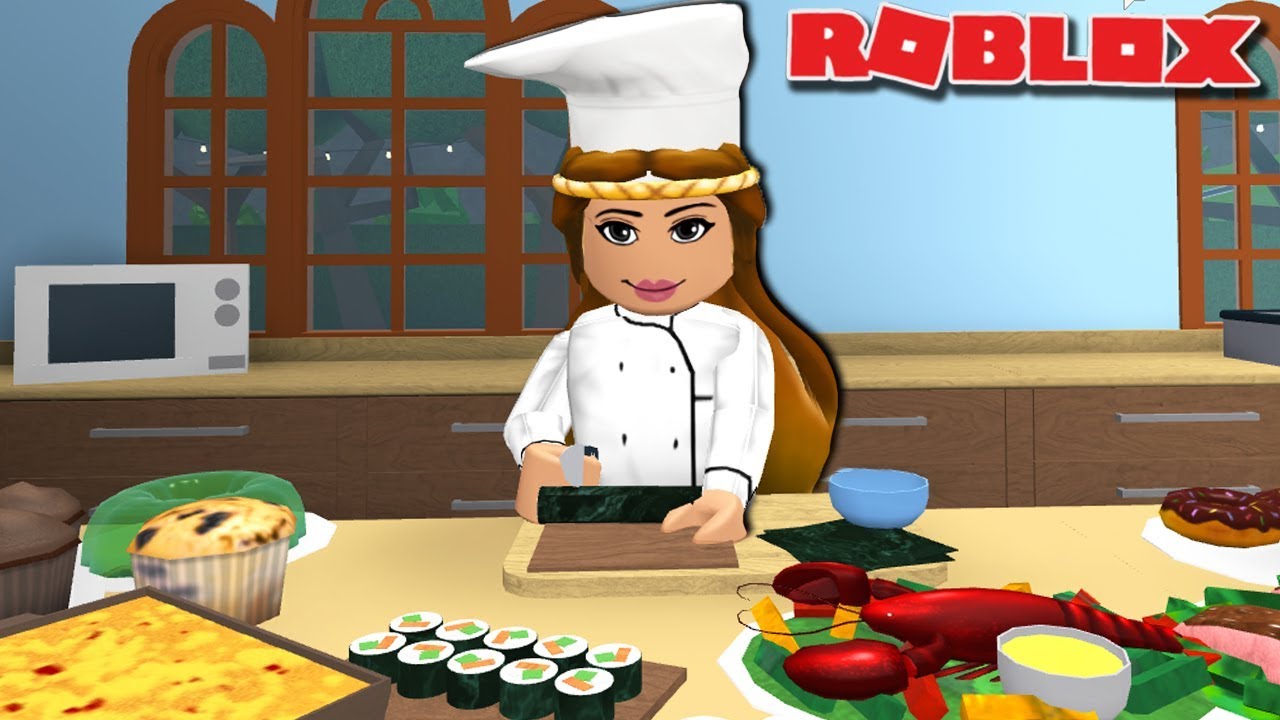 Cooking All The New Food In The Bloxburg Update 0 7 5 Lobster Sushi Donuts Hubanero Com - i think i m addicted to bloxburg roblox